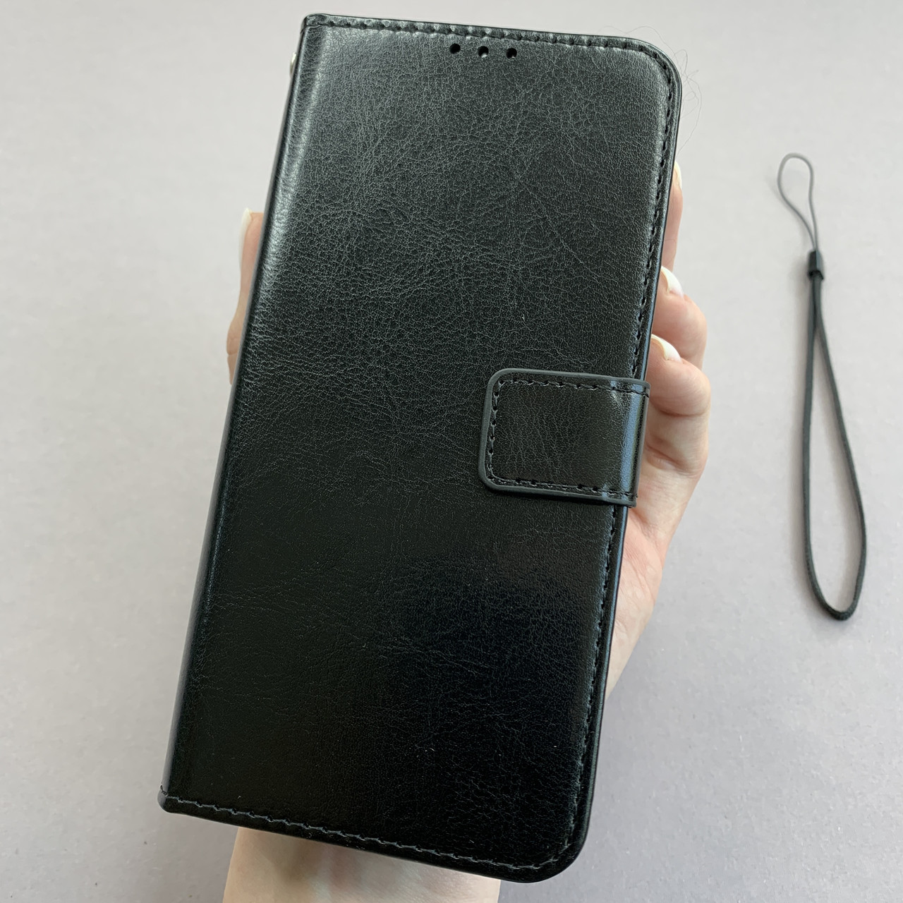 Чохол-книга для Samsung Galaxy A50s книжка з магнітом на телефон самсунг а50с чорна l8y