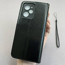 Чохол-книга для Xiaomi Poco X5 Pro 5G з магнітом захистом камери на сяомі поко х5 про 5г чорна l8y, фото 2