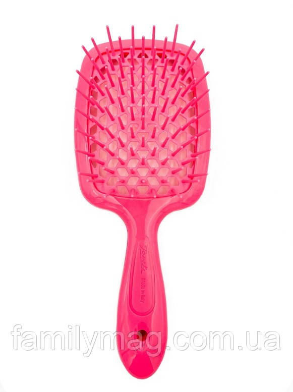 ЩІТКА ДЛЯ ВОЛОССЯ ПРЯМОКУТНА SUPERBRUSH RECTANGULAR HAIRBRUSH STANDART JANEKE