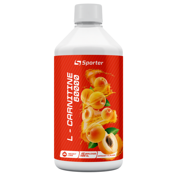 Жироспалювач Sporter L- carnitine 60000 - 0,5л, фото 1