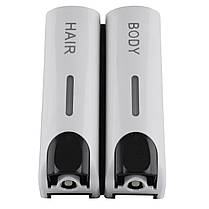 Дозатор рідкого мила HOTEC 13.202 ABS White, фото 4