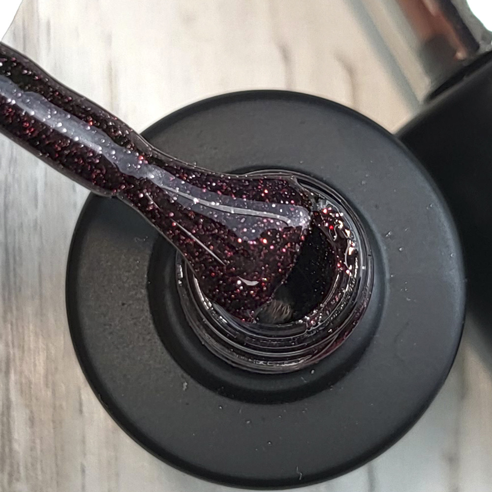 Гель лак для нігтів Saga Fiery Gel №24 винний 8мл