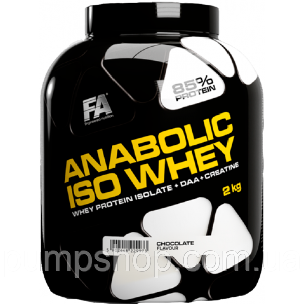Протеїн ізолят Fitness Authority Anabolic Iso Whey 2000 г ( різні смаки )