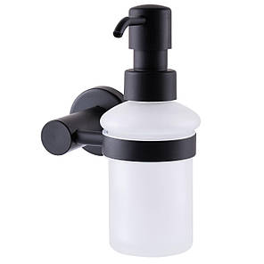 Дозатор рідкого мила Globus Lux BS8433 чорний матовий SUS304, фото 1