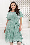 Жіноче літнє плаття No2367-1-М'ятний, фото 2