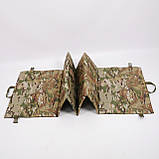 Каремат тактичний армійський, каремат військовий польовий, тактичний килимок складаний розкладний, військовий килимок, фото 9