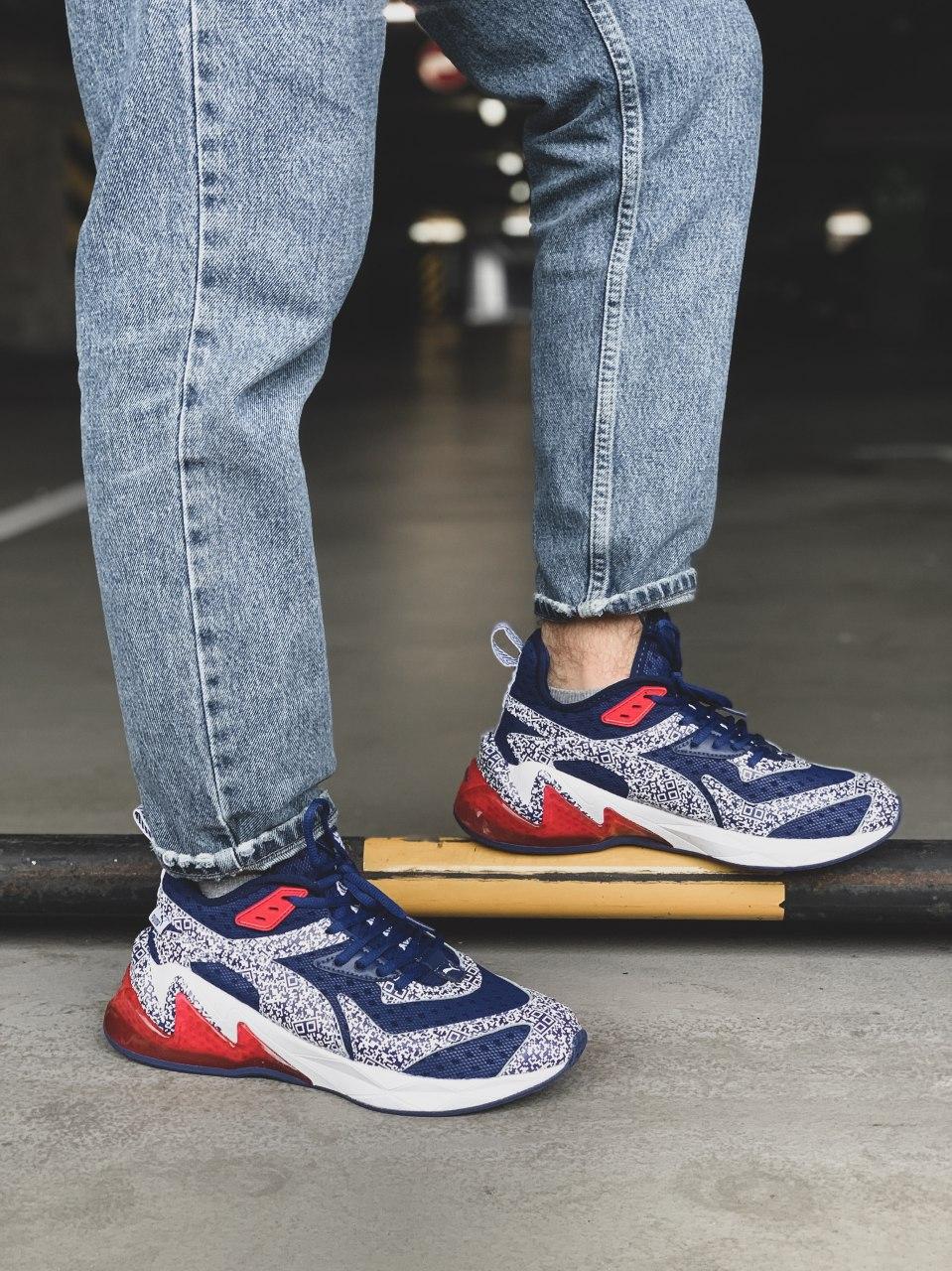 Puma red white blue cheap shoes