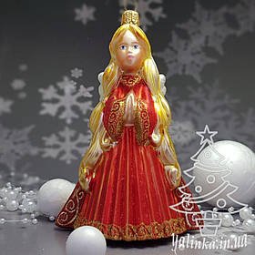 Скляна ялинкова іграшка янгол з венеціанської колекції Komozja Family