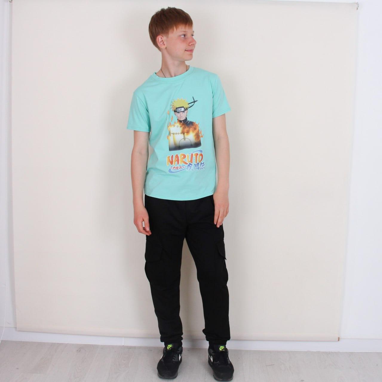 Костюм на хлопчика з аніме літній спортивний вік 6-10 років Футболка та штани Різні кольори