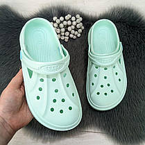 Сабо крокси жіночі м'ятного кольору на балоні Даго Стиль 2794, фото 3