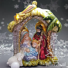 Скляна ялинкова іграшка Народження Христа  Komozja Family