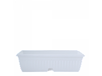 Ящик балконный с подставкой МК 100*19см 19л (белый) "Терра"