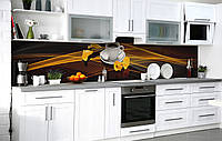 Скинали на кухню Zatarga «Величественная красота» 600х2000 мм виниловая 3Д наклейка кухонный фартук