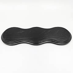 Підрозетник ретро RE дерев'яний чорний Трипостовий RE-14-13