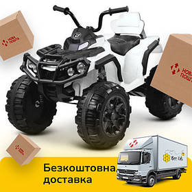 Дитячий квадроцикл (2 мотори по 45W, MP3, TF, USB) Bambi M 3156EBLR-1 Білий