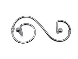 Вішалка для одягу настінна металева на 2 гачки Гачок тримач для рушників з нержавіючої сталі L 15 cm