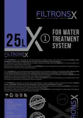 Фільтрувальний матеріал комплексної дії Filtrons X1 25л