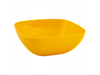 Тарелка глубокая 150*150*55мм. (т.жёлтая)