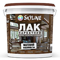 Лак для Пола Skyline Паркетный Акрил-полиуретановый Матовый 5 л