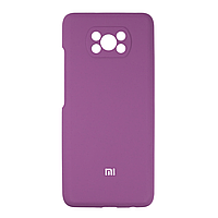 Чохол Silicone Case Premium для Xiaomi Poco X3 / X3 Pro Fuchsia