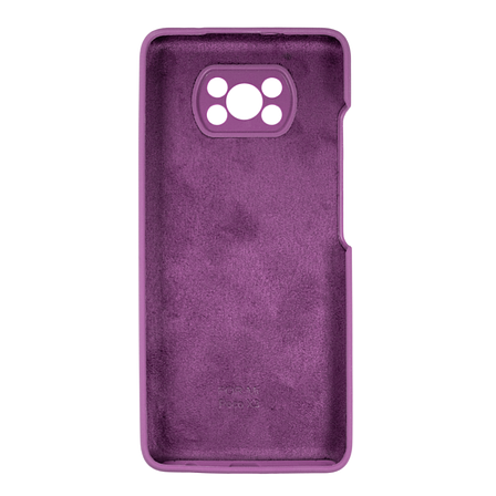 Чохол Silicone Case Premium для Xiaomi Poco X3 / X3 Pro Fuchsia, фото 2