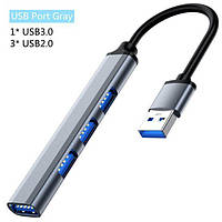 USB-хаб USB 3.0 2.0 хаб Hub 4 портов