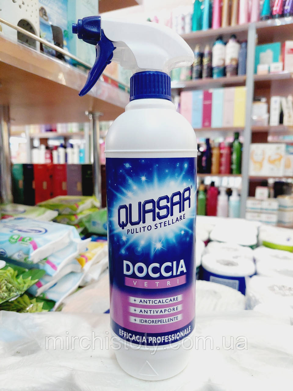 Засіб для прибирання ванної кімнати та миття скла Quasar Doccia Vetri 650ml  (ID#1544115237), цена: 185 ₴, купити на