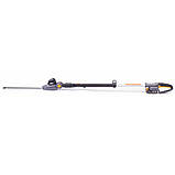 Акумуляторний кущоріз 41 см Li-ion 20 В/2 Ач (1200 об/хв) PM-NAW-20C Powermat PM0743, фото 7