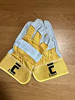 Рабочие замшевые рукавицы комбинированые