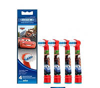 Насадки 4 шт Oral-B Stages Kids Cars/ Тачки на детские зубные щетки EB-10