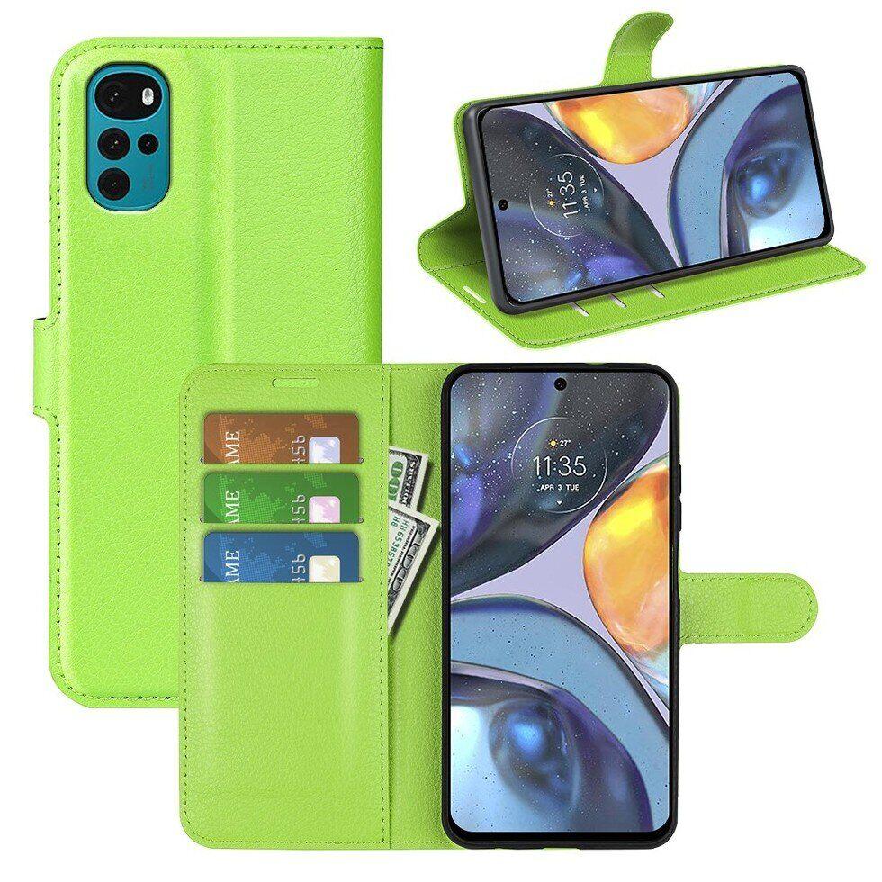 Чохол-книжка Litchie Wallet для Motorola G22 Light Green