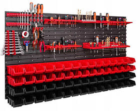 Панель для інструментів 156*78 см + 60 контейнерів Kistenberg