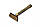 Бритва для гоління Т-подібна Pearl SHD-27 Antique Brass Closed Comb, фото 4