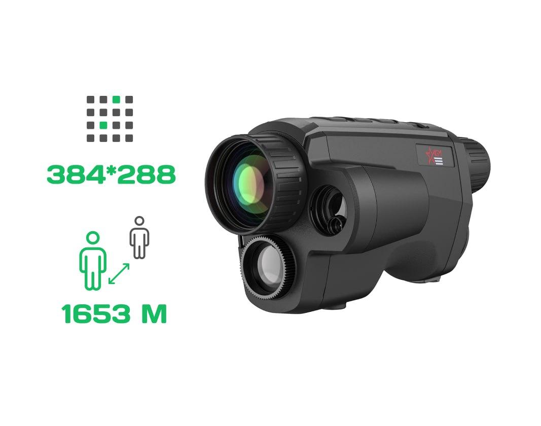 Тепловой монокуляр AGM Fuzion LRF TM35-384 Fusion Thermal Imaging & CMOS Monocular with Laser Range Finder, 12 - фото 3 - id-p1857189923