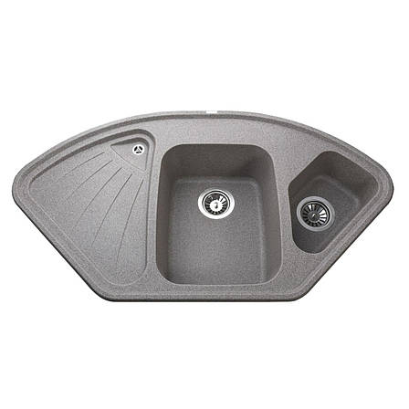 Гранітна мийка Globus Lux AVERNO моко 1060х575мм, фото 1