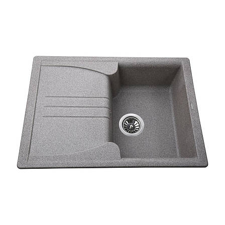 Гранітна мийка Globus Lux BALATON моко 680х500 мм, фото 1