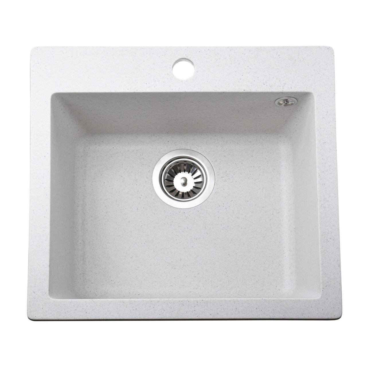 Гранітна мийка Globus Lux AOSTA перлів 490x455мм