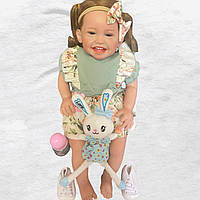 Детская Коллекционная Кукла Реборн Reborn Девочка Лили (Виниловая Кукла) Высота 60 см
