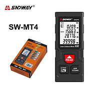 Лазерный дальномер-рулетка SNDWAY SW-MT4 до 40м