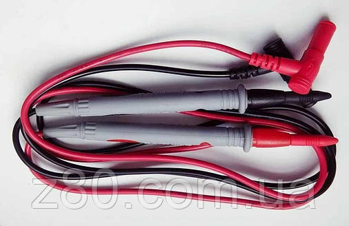 Щупи для мультиметра тестера 1000V 20A, ізоляція проводу силікон, фото 1