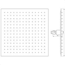 Душова лійка Globus Lux ST-0300-Q-BB, фото 6