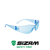 Очки защитные открытого типа 2727 Sizam I-Fit голубые 35060