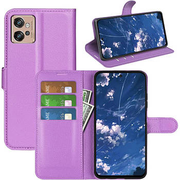 Чохол-книжка Litchie Wallet для Motorola G32 Violet