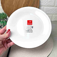 Плоска закусочна тарілка без бортів 20 см Bormioli Rocco WHITE MOON