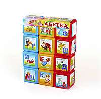 Кубики "Абетка 12 шт" укр. "M Toys"