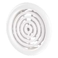 Решетка вентиляционная дверная Vents MB 51/4 бВс белая