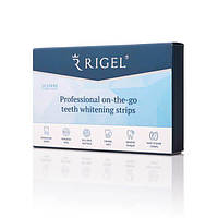 Профессиональные полоски для отбеливания зубов, быстрое и безопасное отбеливание Rigel Strips, 28шт