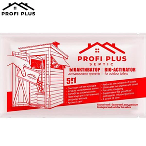 Біоактиватор для дворових туалетів Profi Plus Septic 25 г