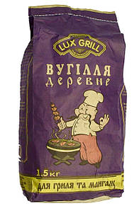 Вугілля деревне фасоване Lux Grill 2.5 кг