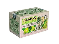 Зеленый чай Лимон Млесна деревянная коробка 100 г
